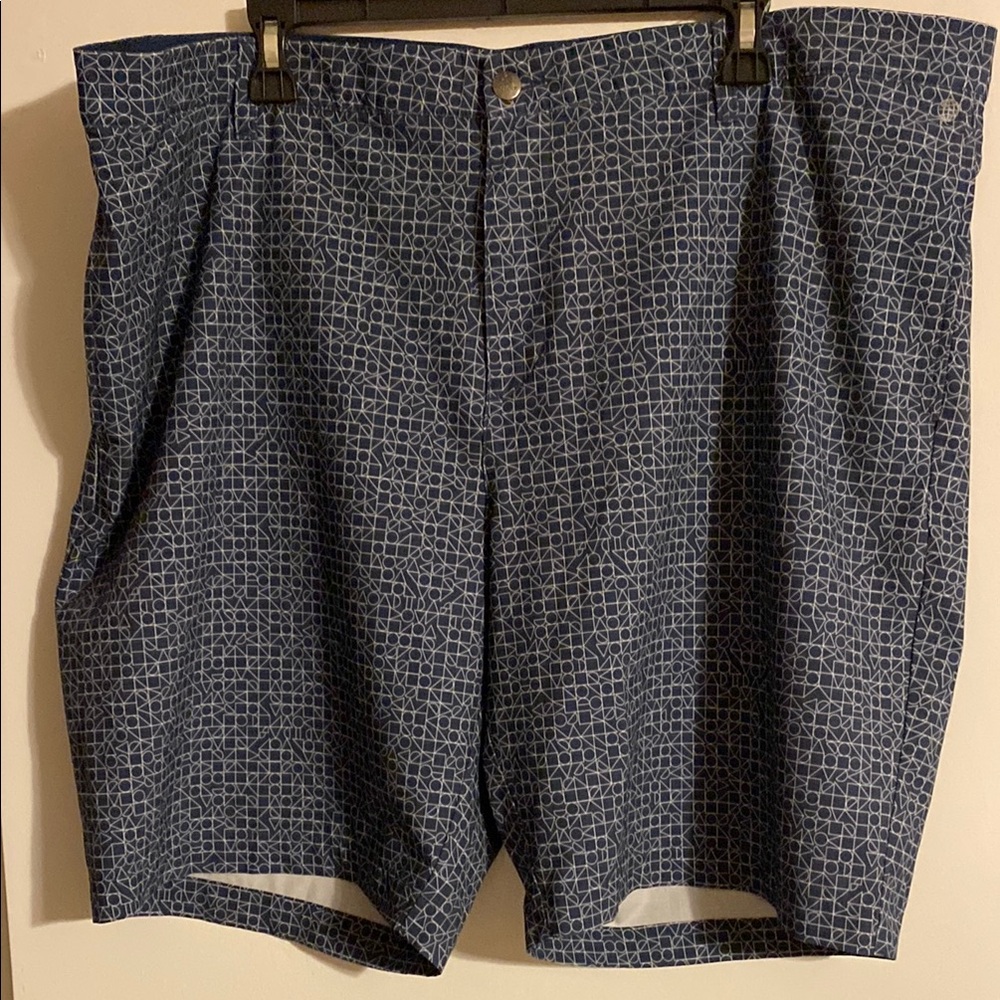 Adidas Blue Flat Front Shorts